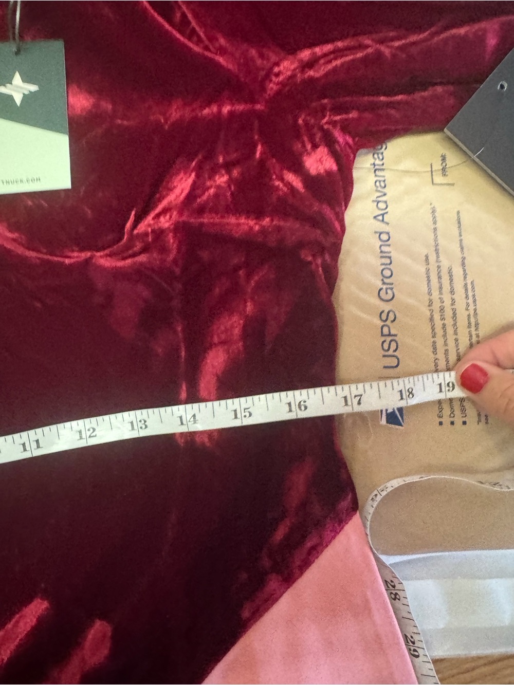 NWT Tuckernuck Colorblocked Tricolor Velvet Maxi Dress Size M - Picture 12 of 13